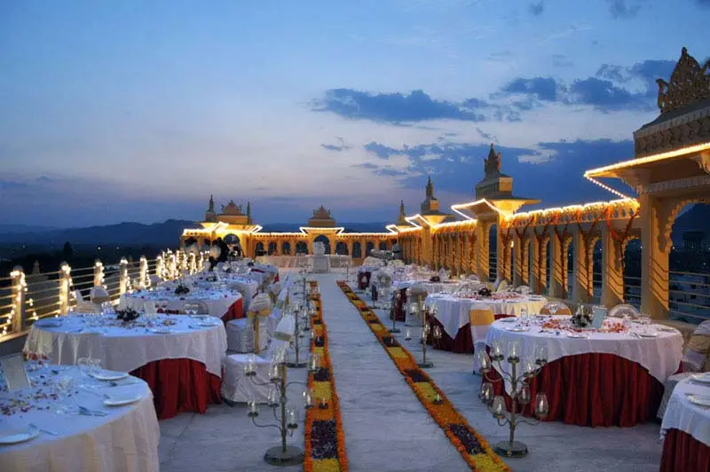 Garden Lawn Chunda Palace Wedding Venue
